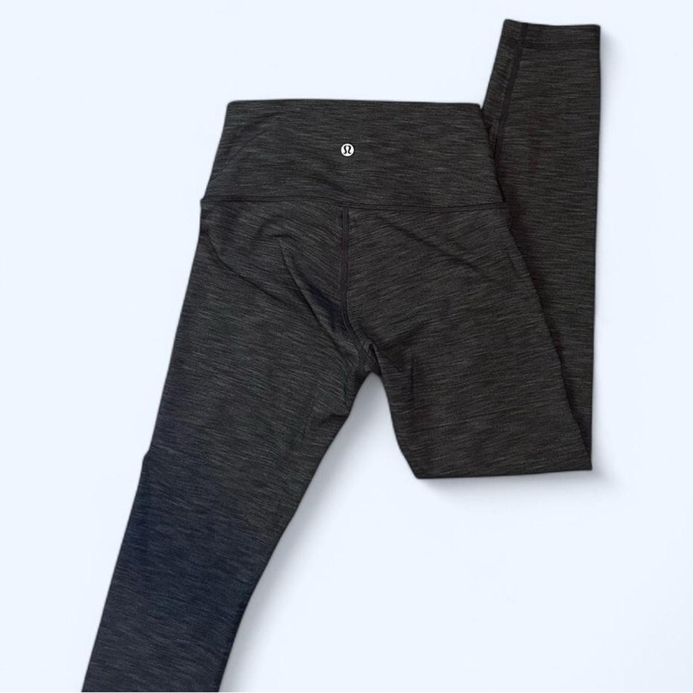 Lululemon Athletica Black Leggings with Wide Waistband